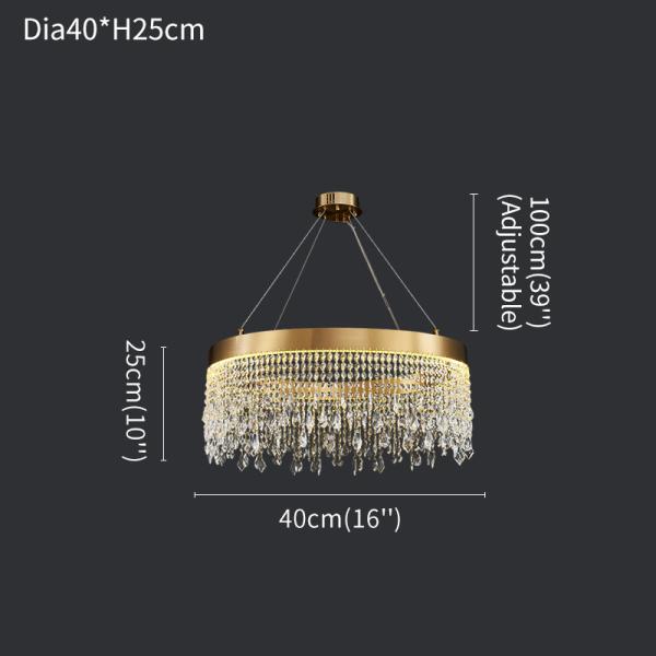 Modern oval crystal chandelier Crystal Light Kitchen Fixture Led Modern Home Decor Staircase Lighting(WH-CY-168)