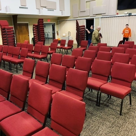 A 1000 Seat Temporary Church Tents Convenient Facilitate Systems Christian Religions Prayer