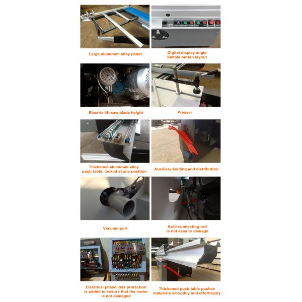 300X30MM Blade Size Circular Sliding Table Panel Saw Machine for Plywood MDF Cutting