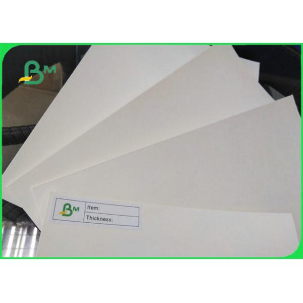 Roll Packing 350mm 370mm Uncaoted Water Absorbent Kraft Paper For Cup Coaster
