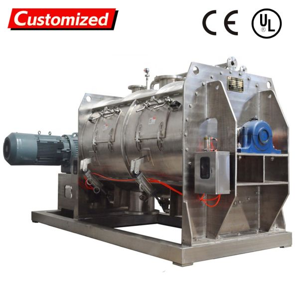 Industrial-Grade Plow-Type Shear Mixer with Variable Speed Control and Stainless Steel Construction for High-Accuracy Mixing
