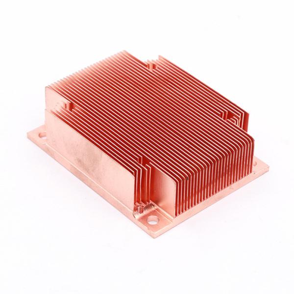 Алюминий теплоотвода высокой точности медный Skiving для охладителя IGBT