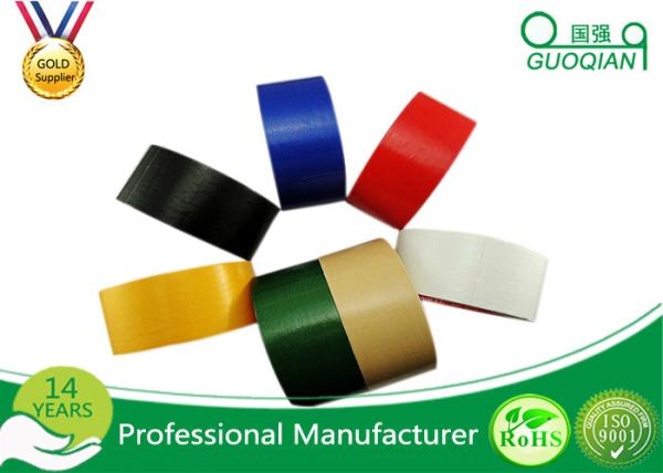 Personalized Black Electrical Cloth Tape , Cool Fabric Duct Tape For Packing