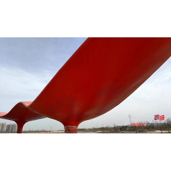 Customizable Outdoor Metal Pavilion for City Park Public Art Sculpture Shade Look