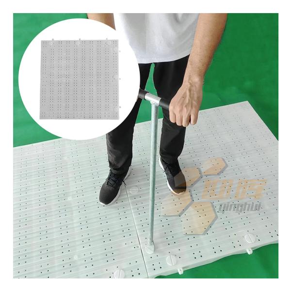 Plastic Event Flooring Outdoor Baseball Field Cover Turf Grass Protection Tiles