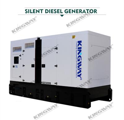 Grupo de gerador diesel silencioso de Kingway 500KVA Cummins Engine