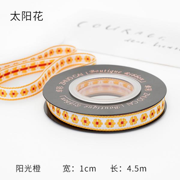 OEM ODM Цветочная Джакардная лента 10mm-25mm Цветочная Джакардная лента