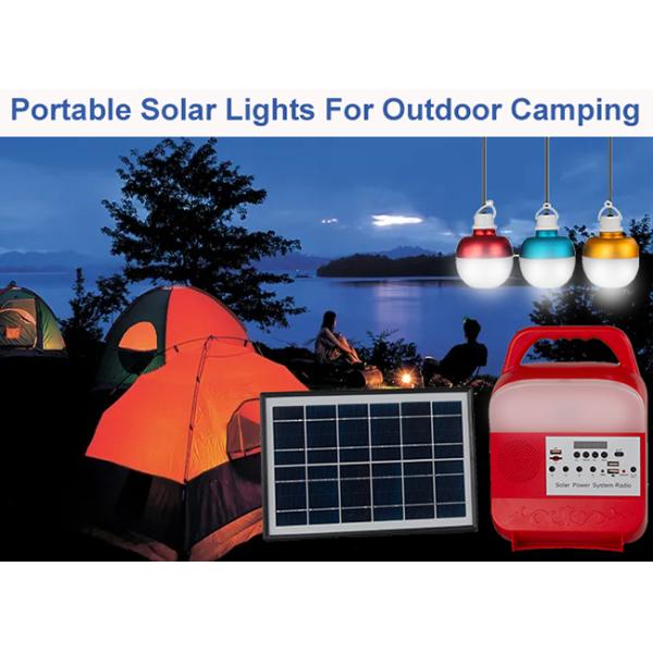 Шарики рынка ночи 15 вольт 5W*3PCS портативные солнечные для вылазок