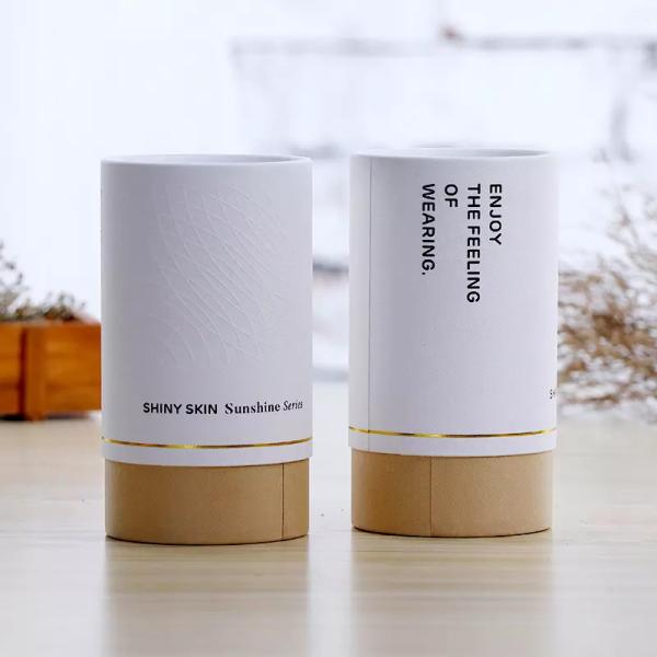 Custom Eco Friendly Skin Care Paper Tube Packaging Cosmetic Perfume Kraft Paper Tubes