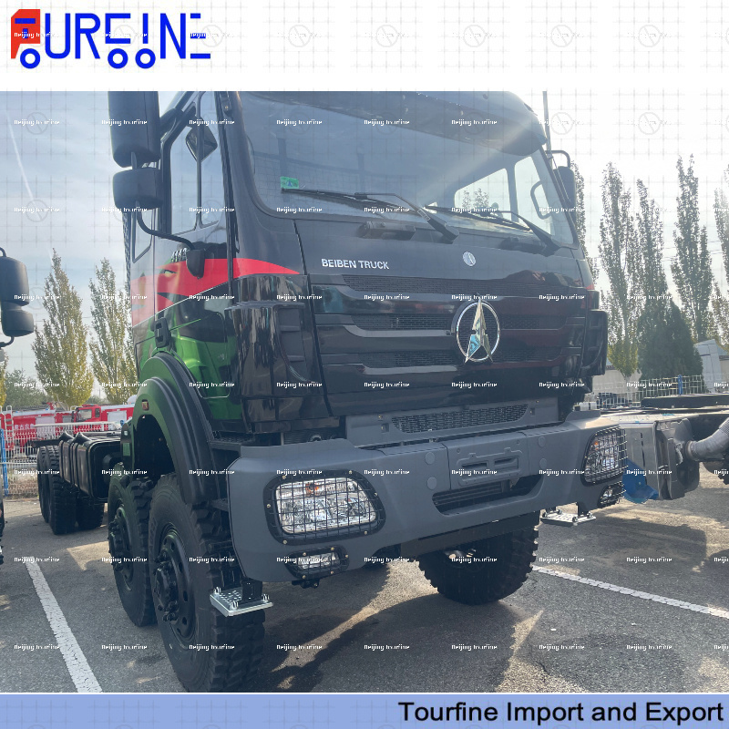 Beiben NG80B 380HP 8x8 Off Road Cargo Truck Chassis for DRC Congo