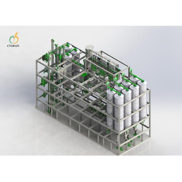 мельница компакта филировальной машины 100TPD муки зерна 380kw