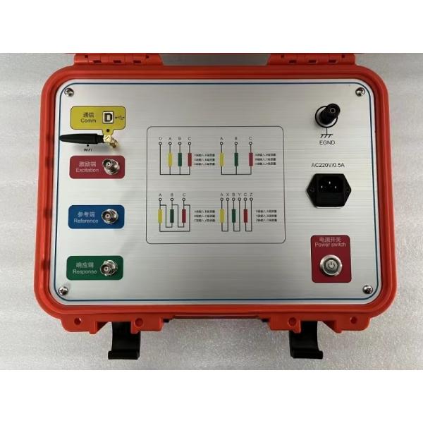 Análisis de respuesta de frecuencia de barrido del transformador portátil Tester de deformación del enrollamiento