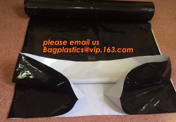 230-250 micron durable white/black reflect mulch films ,silo bag,grain silo bags,compostable mulch biodegradable film wi