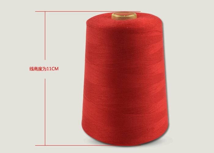 High Tenacity 100% Smooth Ring Spun Colorful Spun Polyester Thread 20s/6 40s/2