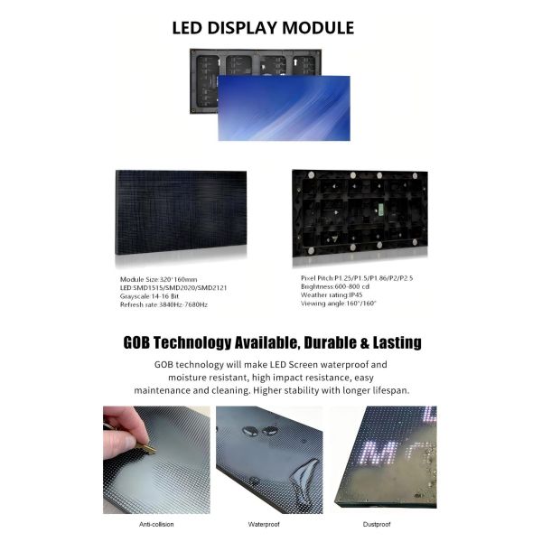 P1.25 Indoor Led Screen Small Pixel LED Display Screen