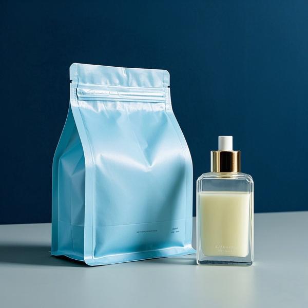 Flat Bottom Ziplock Bags Eco-Friendly PE Material Airtight Seal For Food Cosmetics Electronics Customizable Logo
