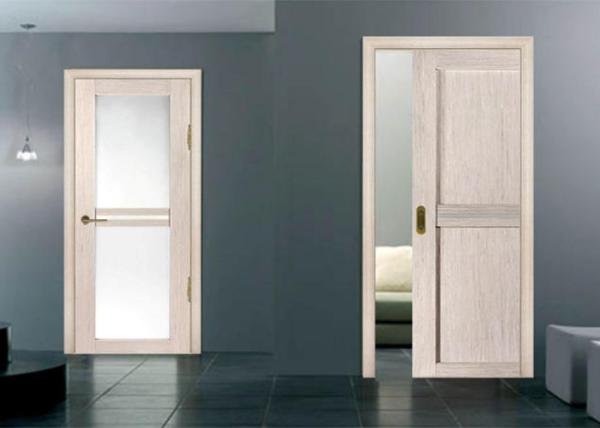 Contemporary Furniture Wood Composite Door Single Swing French Doors 2200mm*1000mm