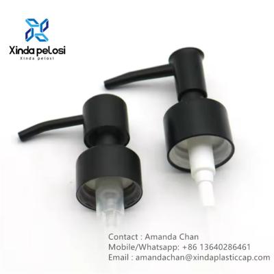 Soap Dispenser Oil Pump Shampoo Pump Black White Plastic Lotion Pump With Clip