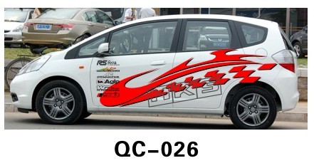 Personalised Car Body Sticker QC-026B / PVC Car Decoration
