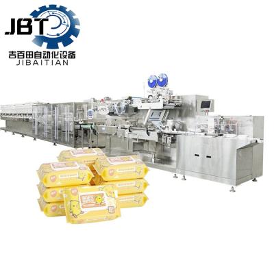 High Speed Versatile Wet Tissue Packing Machine Wipes Making Machine
