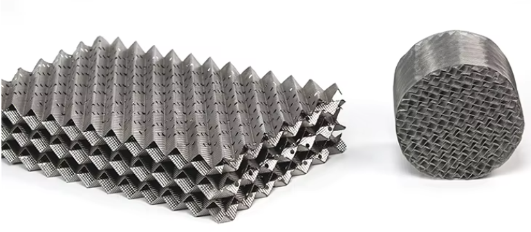 Metal Structured Packing For Absorption / Distillation Tower Packing