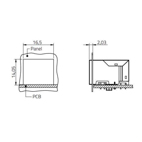 74982104400 100BASE-TX WE-RJ45 LAN Through Hole Reflow Series