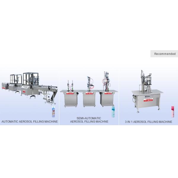 Semi Automatic Bag on Valve Aerosol Filling Machine