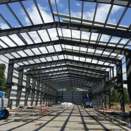 Contemporary Workshop Steel Structure Prefab Wide Span Steel Buildings Earthquake Proof