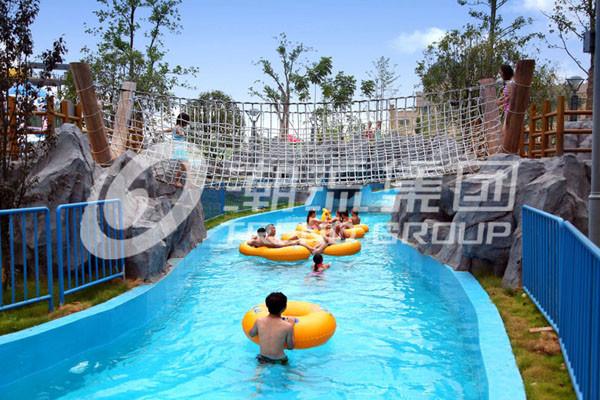 Rio preguiçoso do parque exterior da água dos recursos de feriado, equipamento de Waterpark para o parque do Aqua do tema