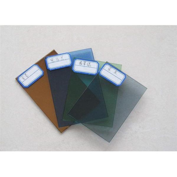 Heat Resistant Reflective Float Glass Stable Chemical Stability For Commercial Buildings