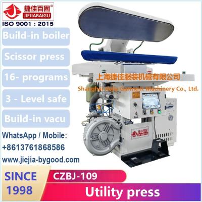 Laundry Steam Press utility SS buck pressing machine equipment touch-screen