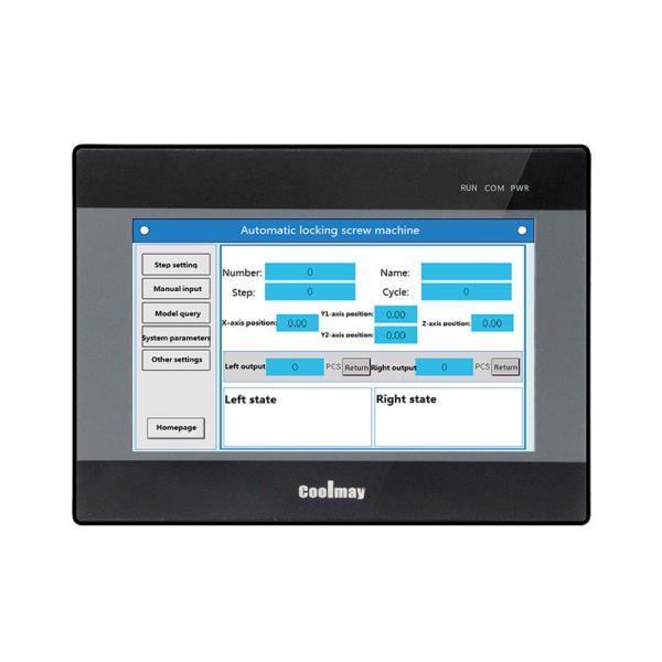 Пульт управления 1 RS485 автоматизации PLC Coolmay QM3G-70FH/2 порта COM RS485