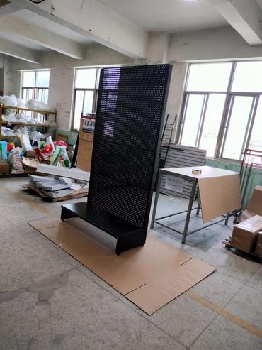 At-0067 Pegboard Display Rack Standard Alone Single Sided Rust Proof