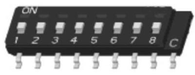 Interruptor 25mA 24VDC do SORVO de SMD/MERGULHO com atuador termoplástico