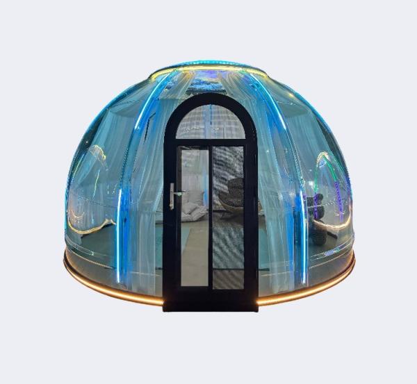 Outdoor Full 360°Transparency Bubble Tent Clear Igloo Best Geodesic Bubble Dome House
