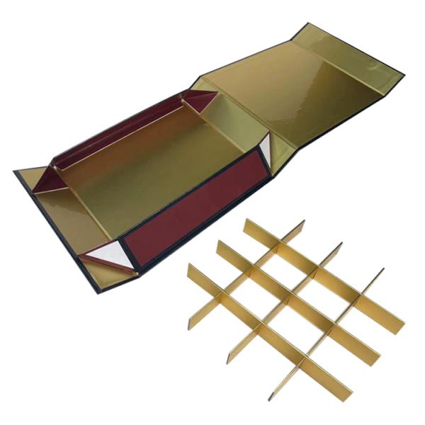 Caja de papel plegable magnético con logotipo personalizado para galletas dulces y chocolate Eid Mubarak