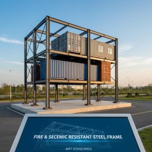 Robust Steel Framed Buildings Fire Resistant Seismic Resistant Pre Engineered