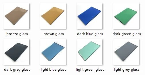 Solid Structure Glass Color Mirror Decorative Glass Clear or Tinted Made Float Glass
