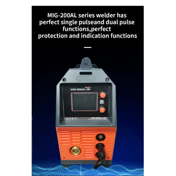 Short Circuit Transfer MIG-200AL Arc Welding Machine with 8KVA Load Power Capacity
