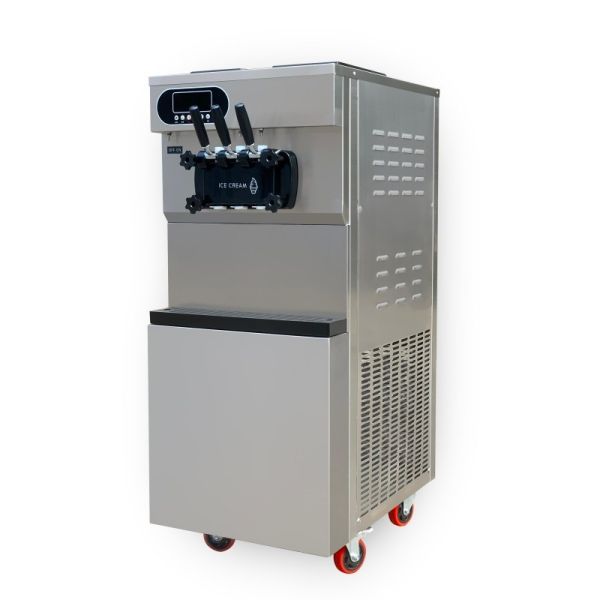 Soft Serve Three Flavor Commercial Ice Cream Maker 22-25L/H 1800W