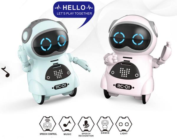 PK Xiaomi Mitu mini robot gift kids toy voice interactive control robot with flexible joints SJY-939A