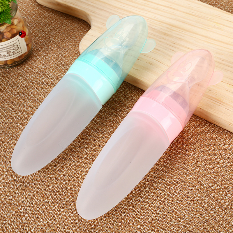 Factory Direct Baby Complementary Feeding Products - Rice Cereal, Feeding Bottles, Silicone Rice Flake Bottles & Squeeze Bowl Spoon Set