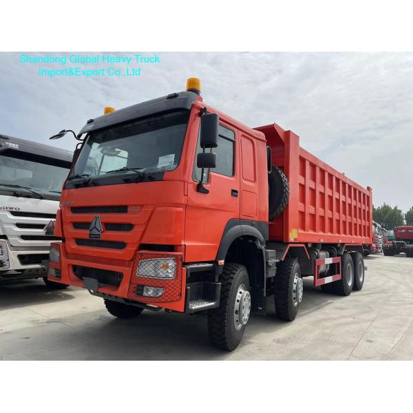 HOWO-7 8x4 Heavy Duty Dump Truck with 12.00R20 Tyres 400L Fuel Tank and 8600×2300×1500 mm Cargo Box