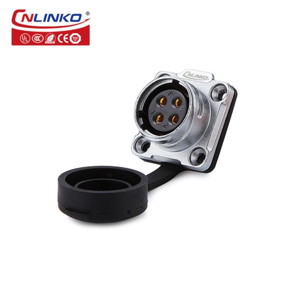CNLINKO M20 Harness Battery Terminal Adapters Connecting 4 Pin Power Connector Waterproof IP68