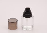 pots en verre de 18/400 40 ml avec bouteilles en verre rondes de FDA de couvercles de petites