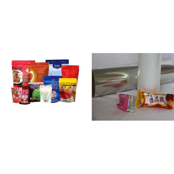 Commercialisation Film plastique recouvert d'aluminium laminé CPP MCPP Film pour emballage