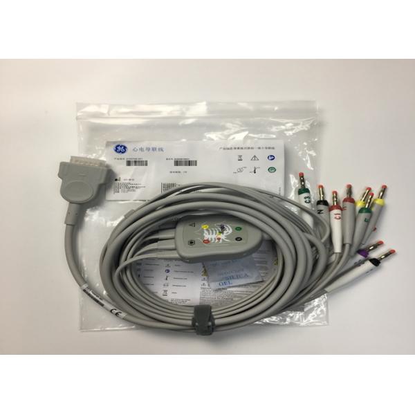 10 Свинцовые запчасти для ЭКГ кабель GE2104726-001 Стандарт ЕС