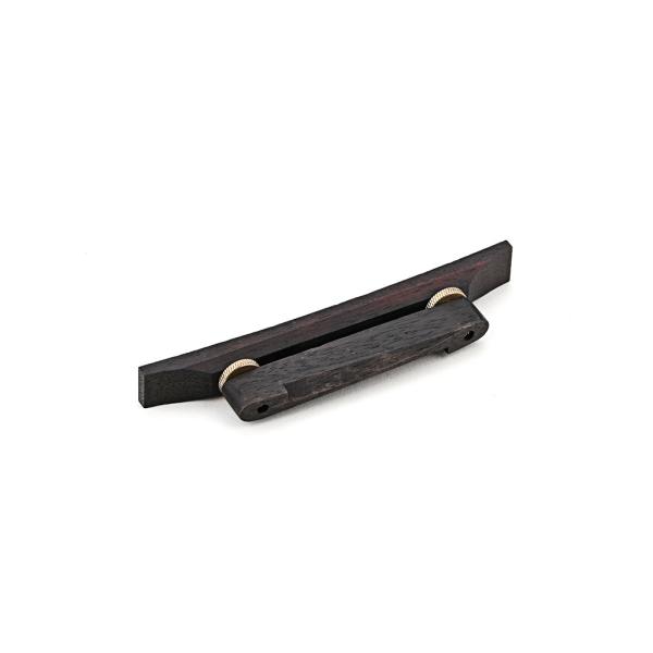 Rectangular Adjustable Acoustic Guitar Bridge With Metal Nut Saddle Blank