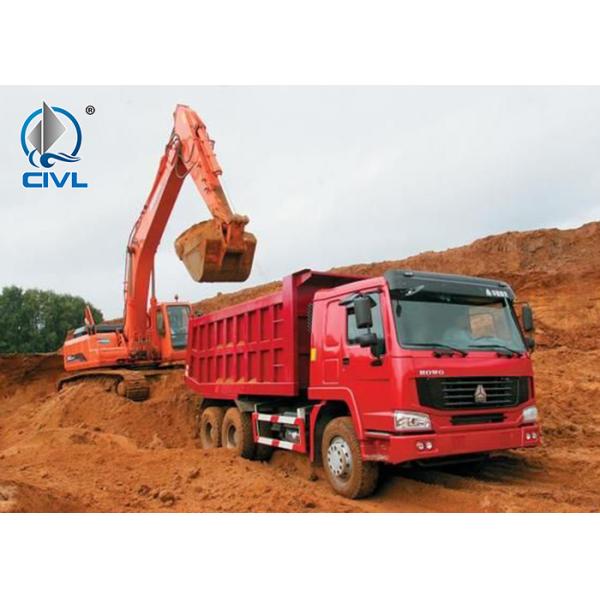 6X4 Howo Dump Truck New Tipper Truck 336hp /371hp Engine  Hw76 Cab