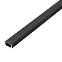 Profil noir mince de bande de LED, la Manche en aluminium du cinéma LED avec l'OEM de couverture